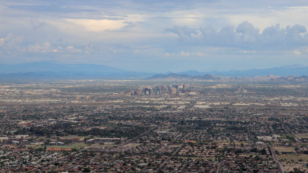 picture of phoenix from dobbins lookout