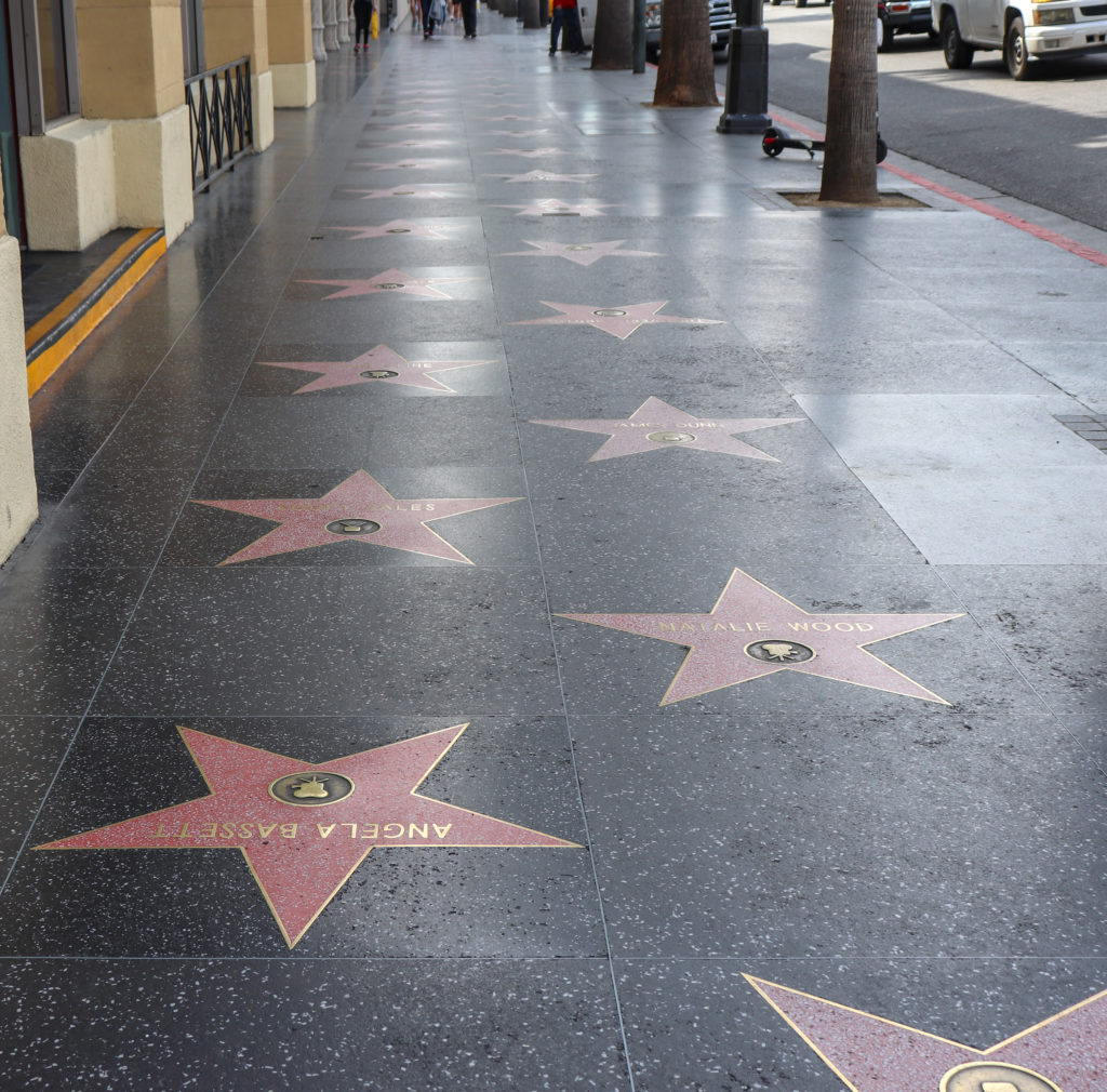 picture of hollywood walk of fame 