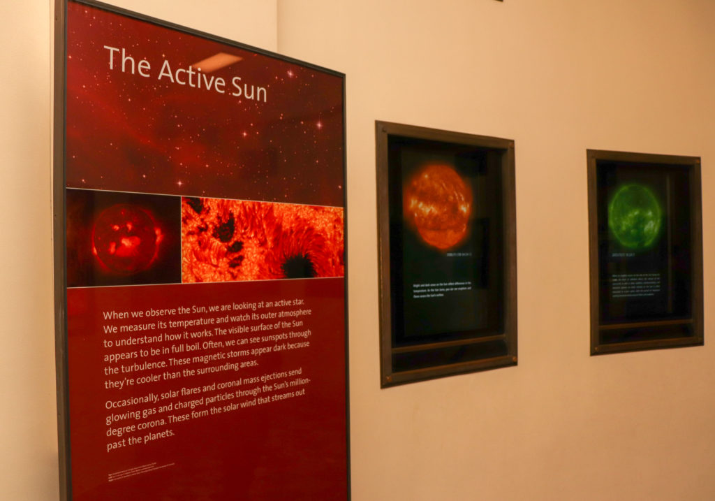 picture of Griffith observatory exhibits 