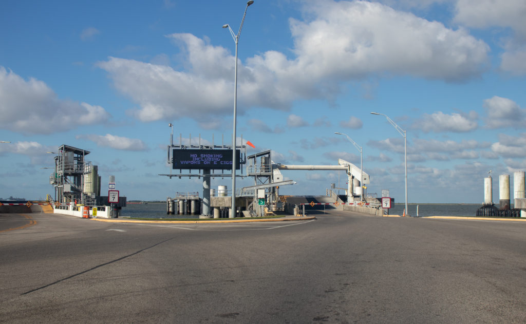 picture of galveston ferry dock