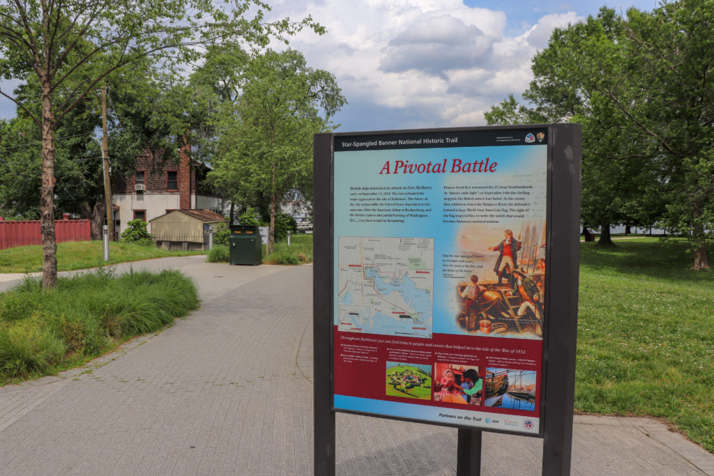 picture of Fort McHenry sign