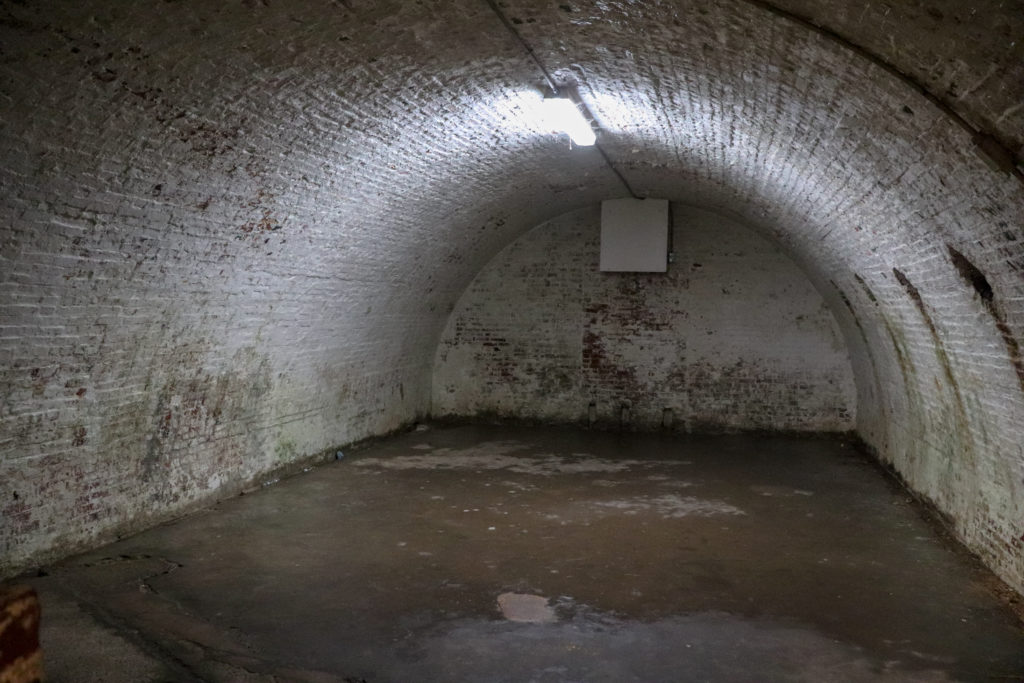 picture of Fort McHenry ammunition storage area 