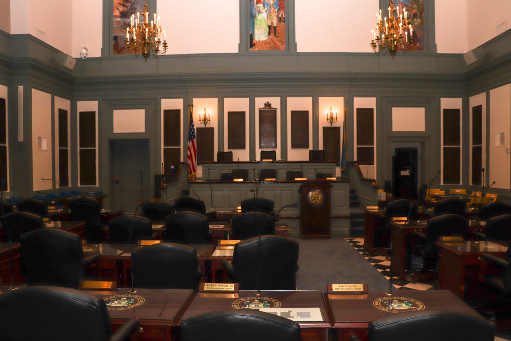 picture of Delaware House chamber