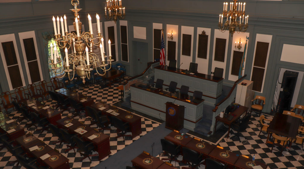 picture of Delaware House chamber