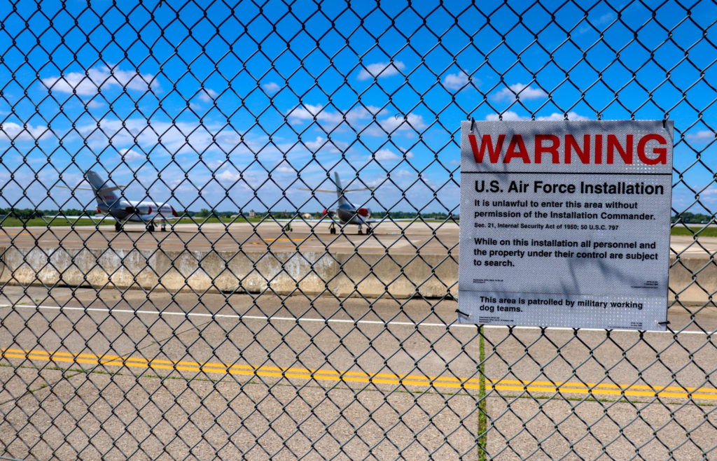 picture of jets sitting on ramp at dover air force base